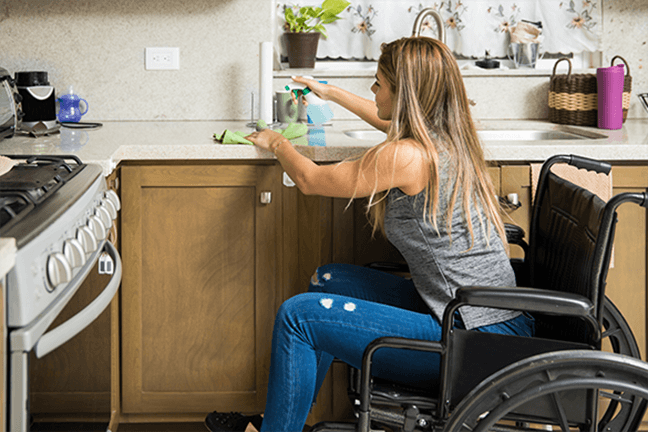 Making housing suitable for use by people with disabilities